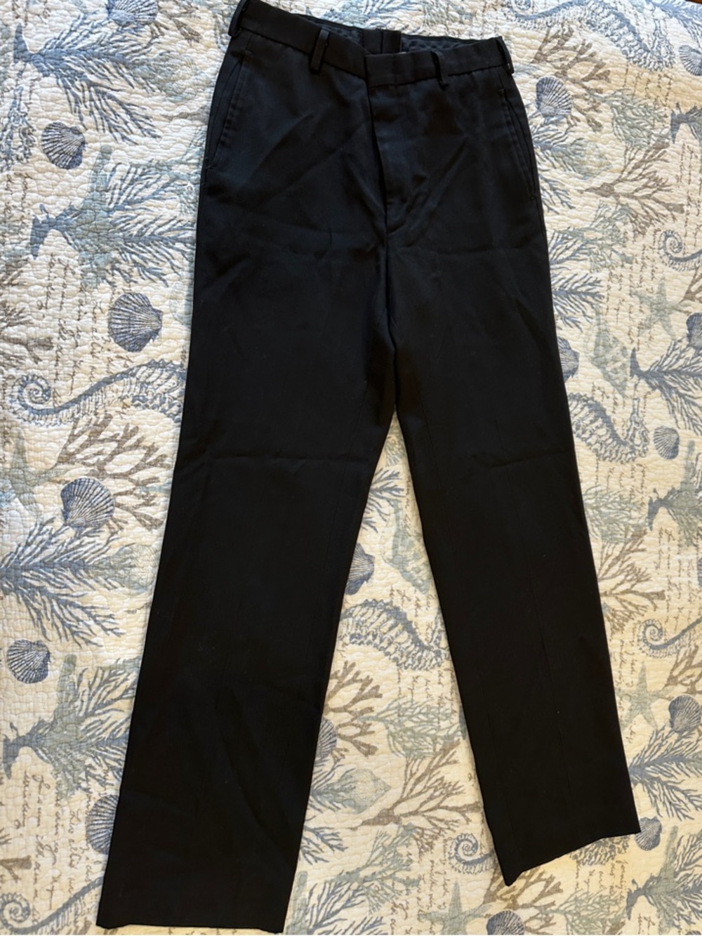 Men's Black Dress Pants - Classic Straight Leg